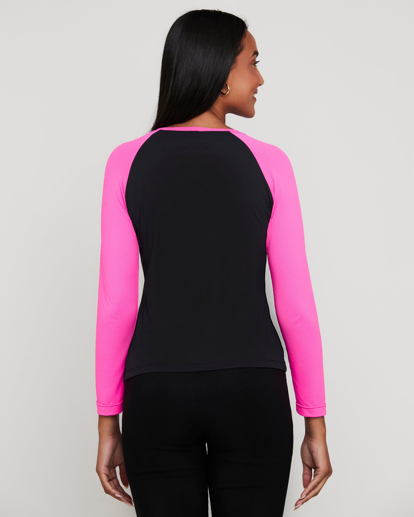 Women's Shirts AeroFit Apparel Long Sleeve Polyamide Raglan T-Shirt