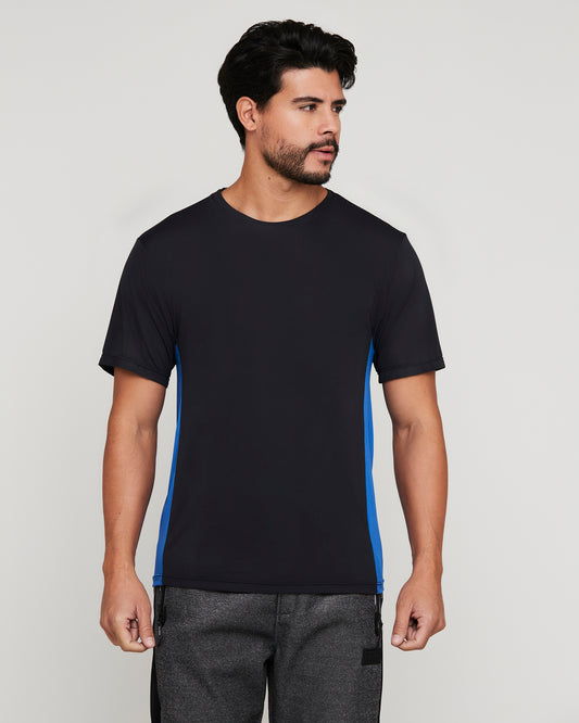 Men's ProFit Shirts Short Sleeve Polyamide T-Shirt with Side Detail